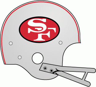 San Francisco 49ers 1962-1963 Helmet Logo t shirts iron on transfers